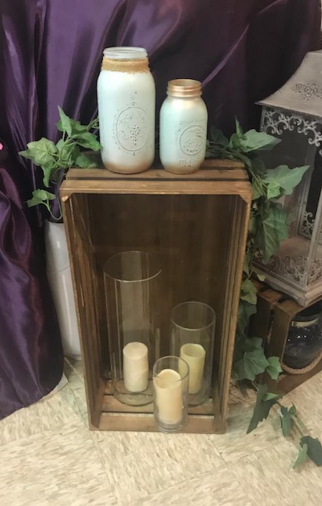 Rental store for RUSTIC WOODEN PALLET BOXES SET OF 2 LG in Kingsport TN
