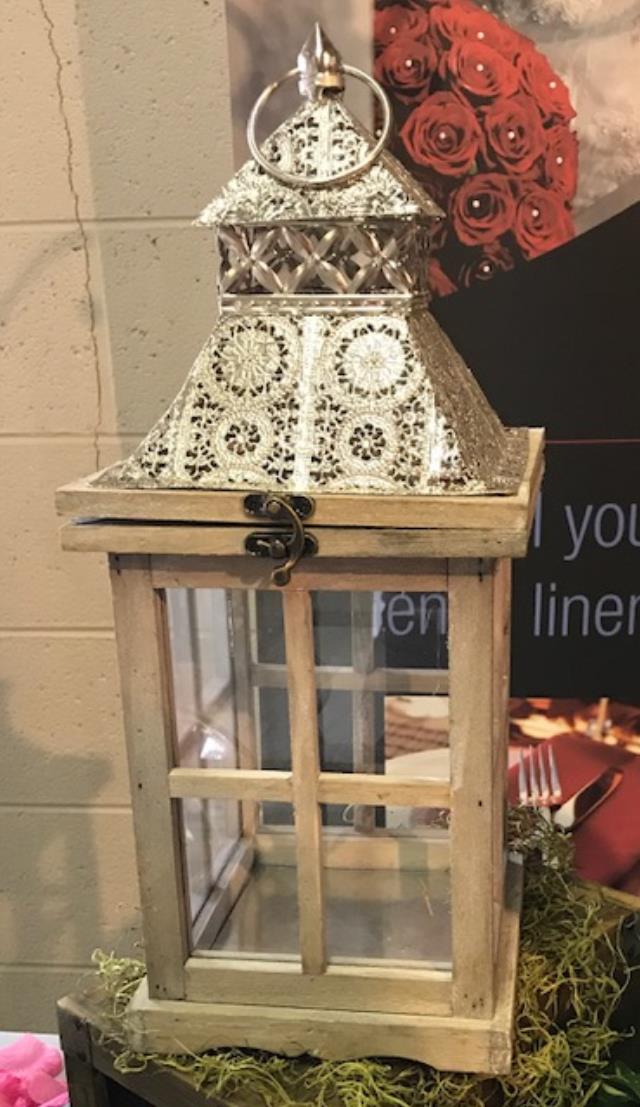 Rental store for LANTERN, WOOD SILVER SCROLL 16 in Kingsport TN