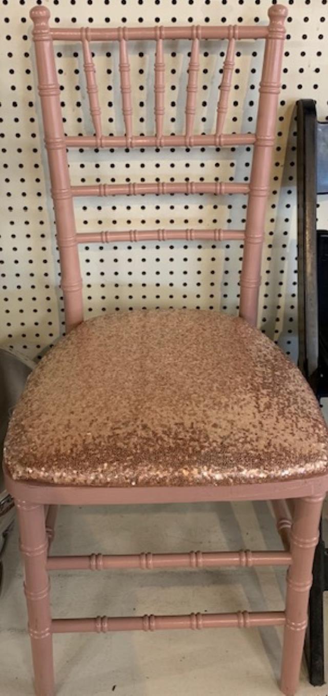 Rental store for CUSHION, BRIDE BLUSH SEQUIN CHIAVARI in Kingsport TN