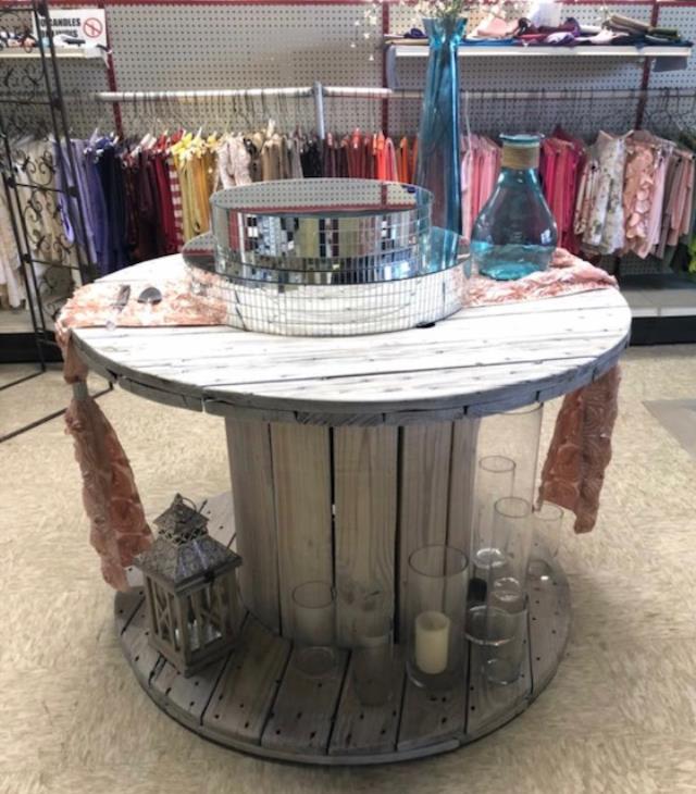 Rental store for RUSTIC WOODEN SPOOLS 48 x 28 in Kingsport TN