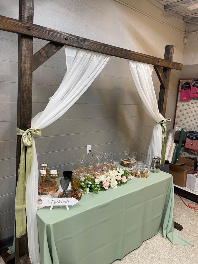 Rental store for ARCH, STAINED WOODEN 8 H X 7 W 3 PIECE in Kingsport TN