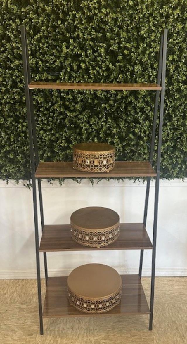 Rental store for WOODEN SHELF, 5 FT.WITH METAL SHELVES in Kingsport TN